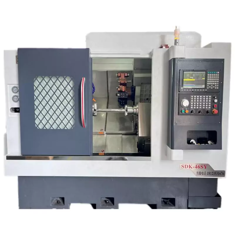 Қос шыбық у осі Интерполяцияланған қосарлы мұнараны CNC машинасы